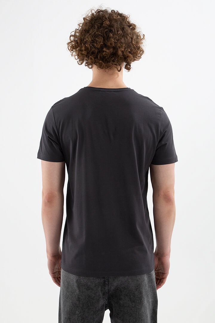 Fashion Friends Erkek T-Shirt 22Y0312E1 Antrasit / Anthracite