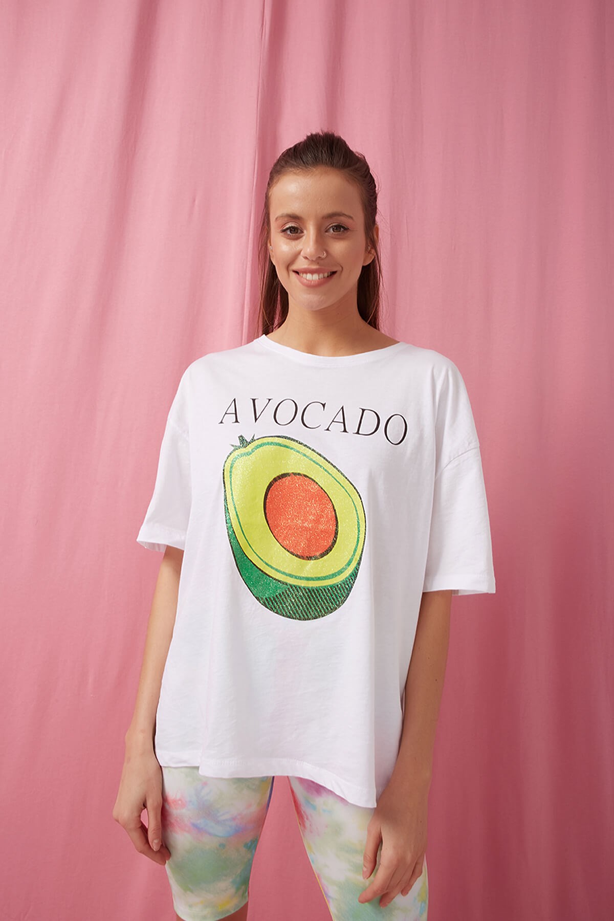 Fashion Friends Kadın T-Shirt 22Y0466K1 Beyaz / White