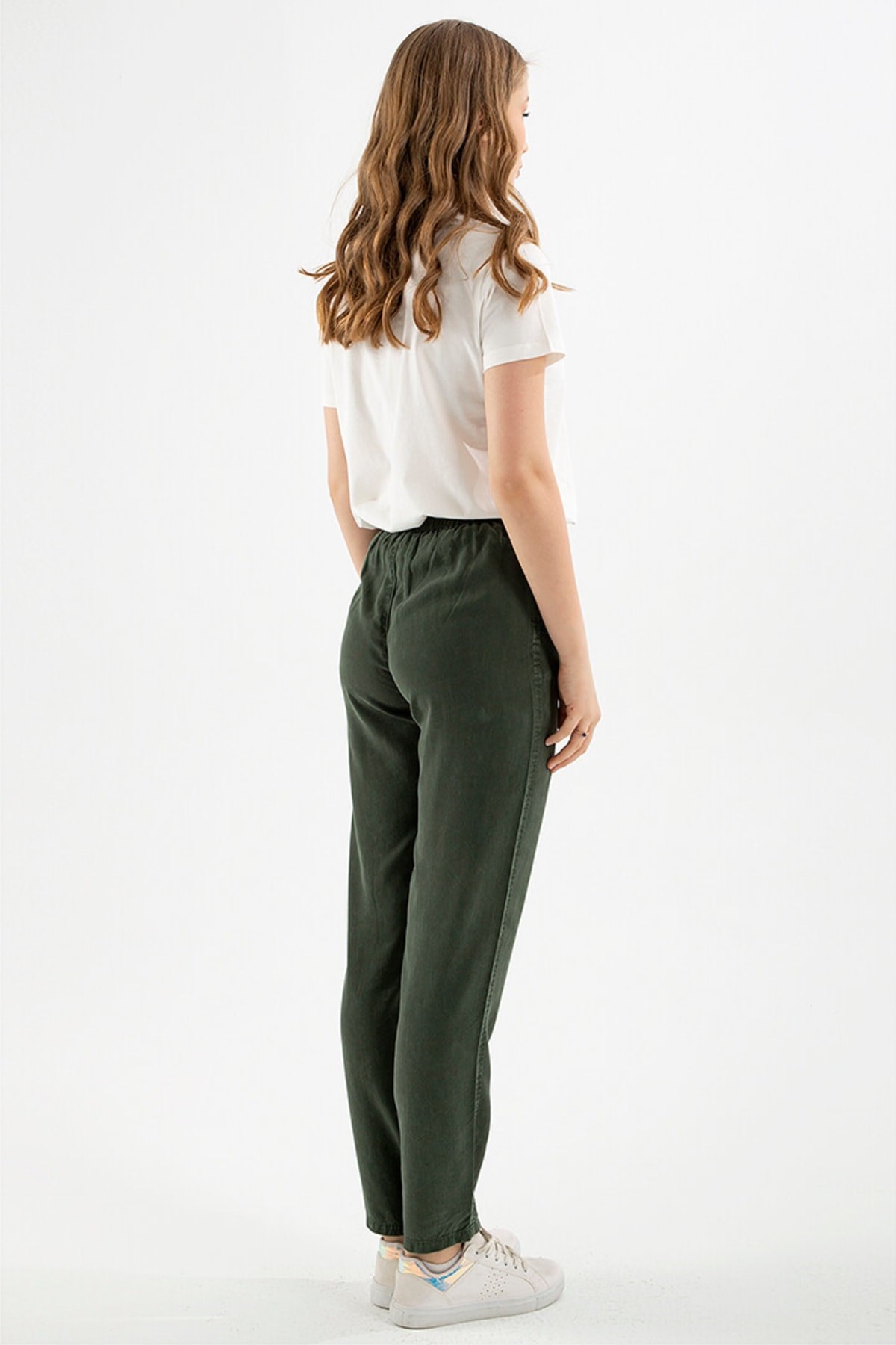 Fashion Friends Kadın Pantolon 22Y0477K1 Haki / Khaki