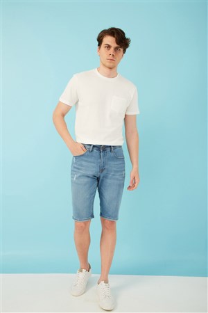 Fashion Friends Erkek Şort 22Y0532E1 A.Mavi / Light Blue