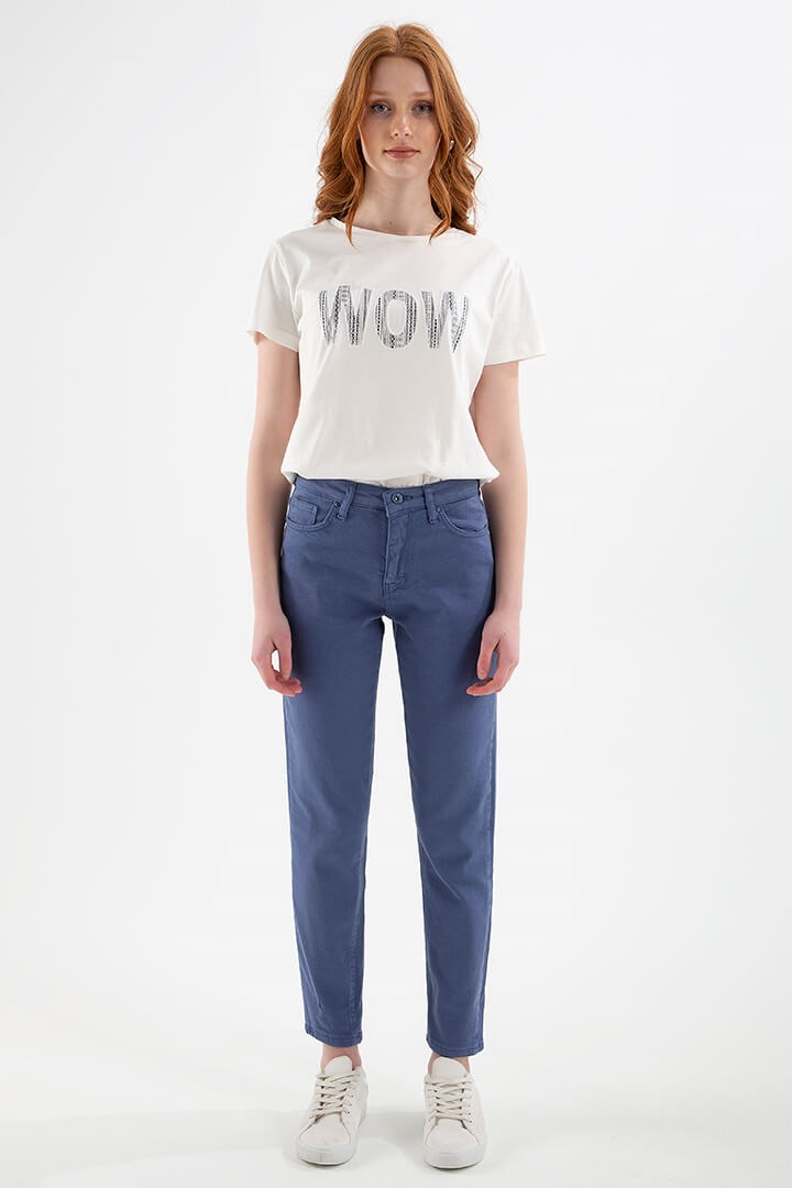 Fashion Friends Kadın Pantolon 22Y0534K1 İndigo / İndigo