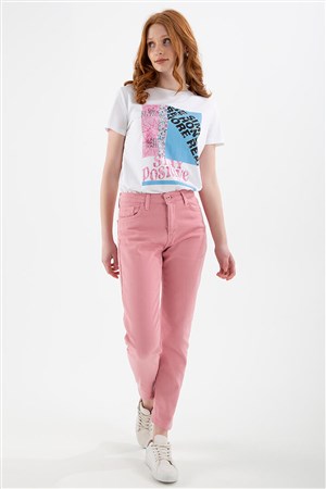 Fashion Friends Kadın Pantolon 22Y0534K1 Pembe / Pink