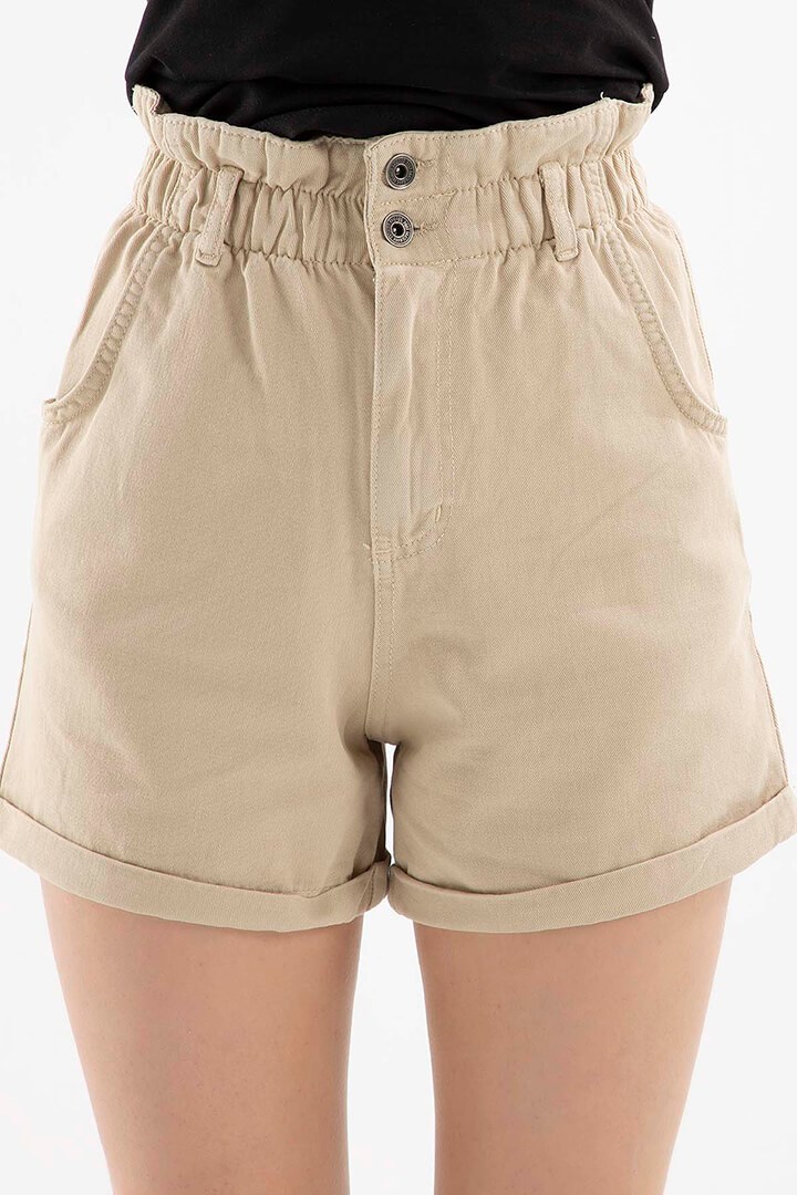 Fashion Friends Kadın Şort 22Y0542K1 Bej / Beige