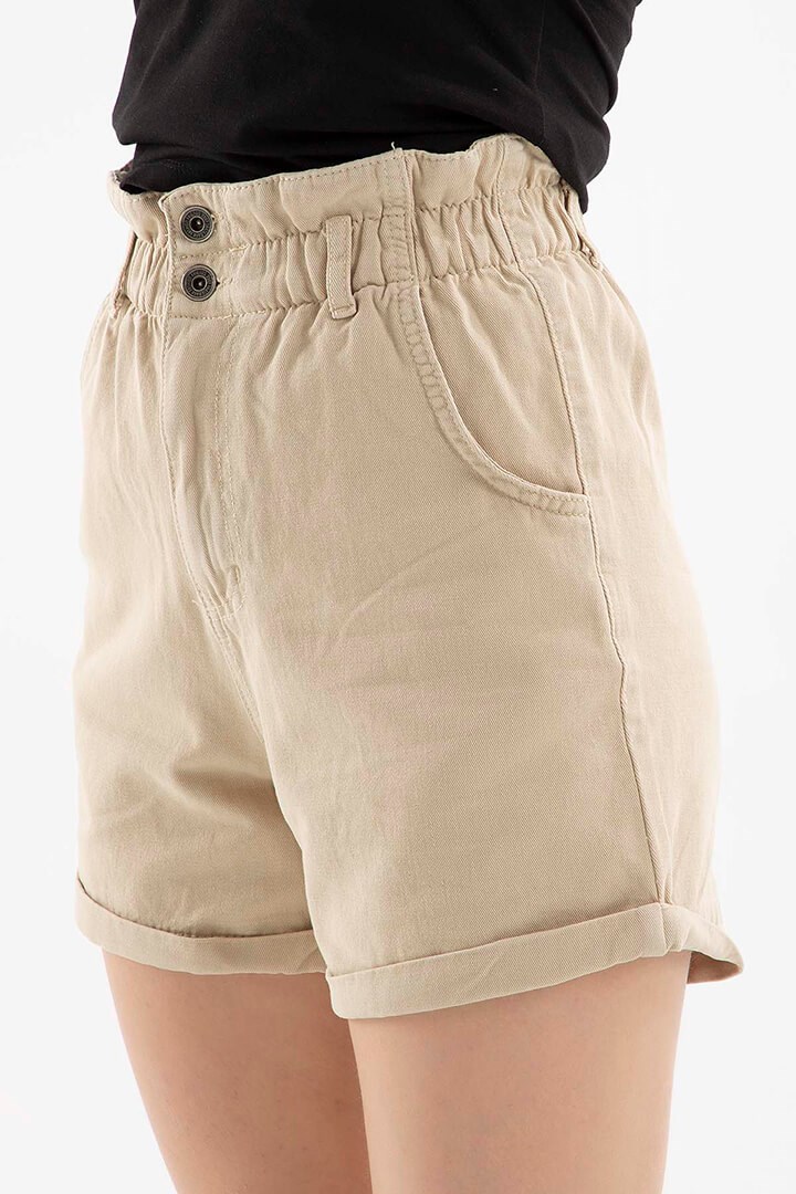 Fashion Friends Kadın Şort 22Y0542K1 Bej / Beige