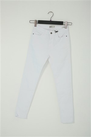 Fashion Friends Kadın Pantolon 22Y0565K1 Beyaz / White