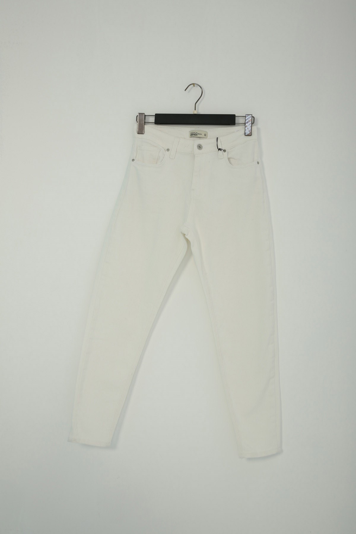 Fashion Friends Kadın Pantolon 22Y0792K1 Beyaz / White