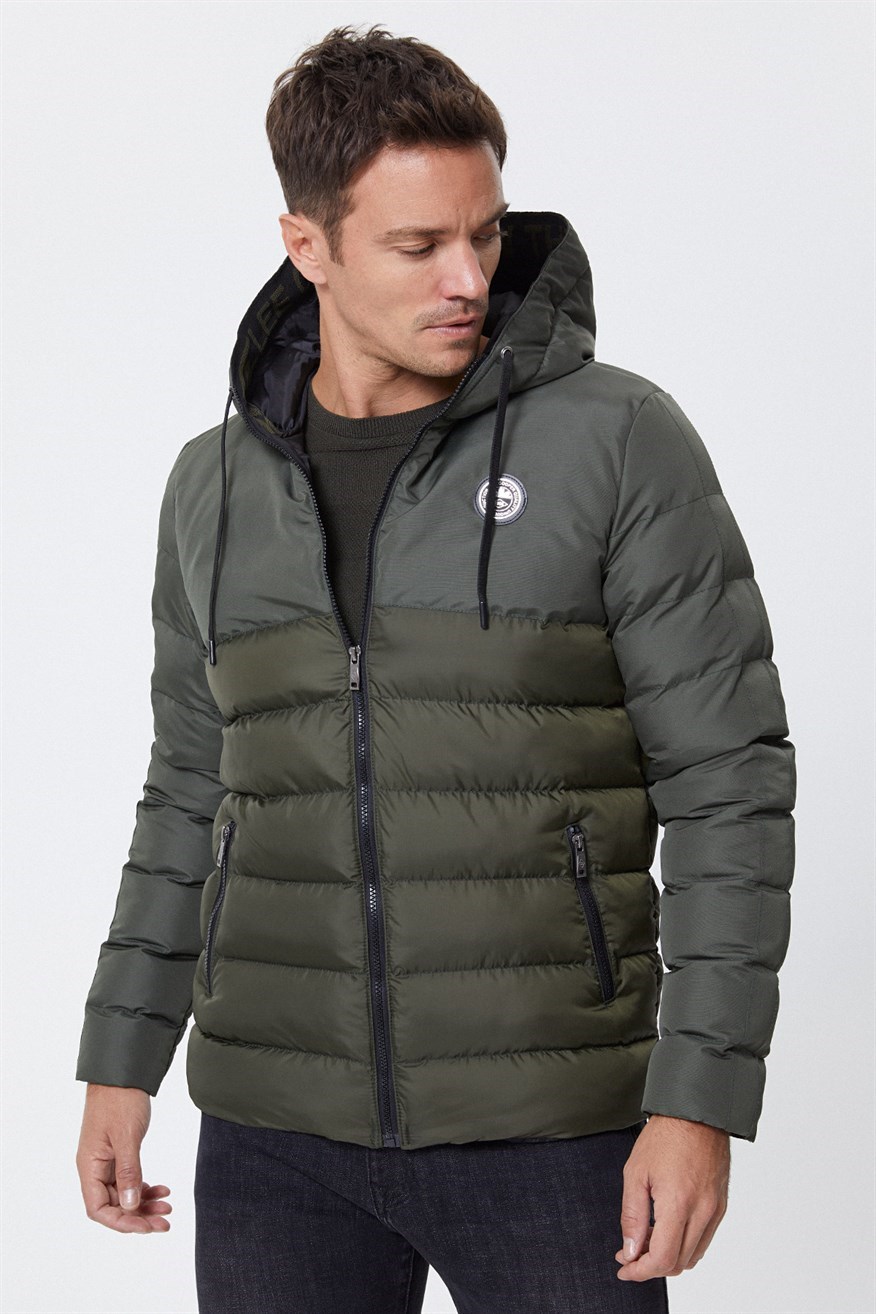 Lee Cooper Erkek Mont 231 LCM 232003 Haki
