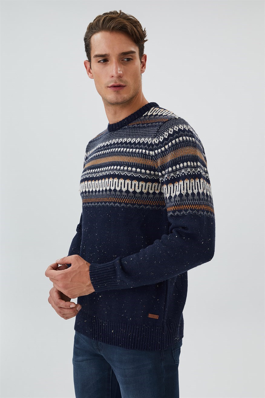 Lee Cooper Erkek Kazak 231 LCM 241003 Lacivert