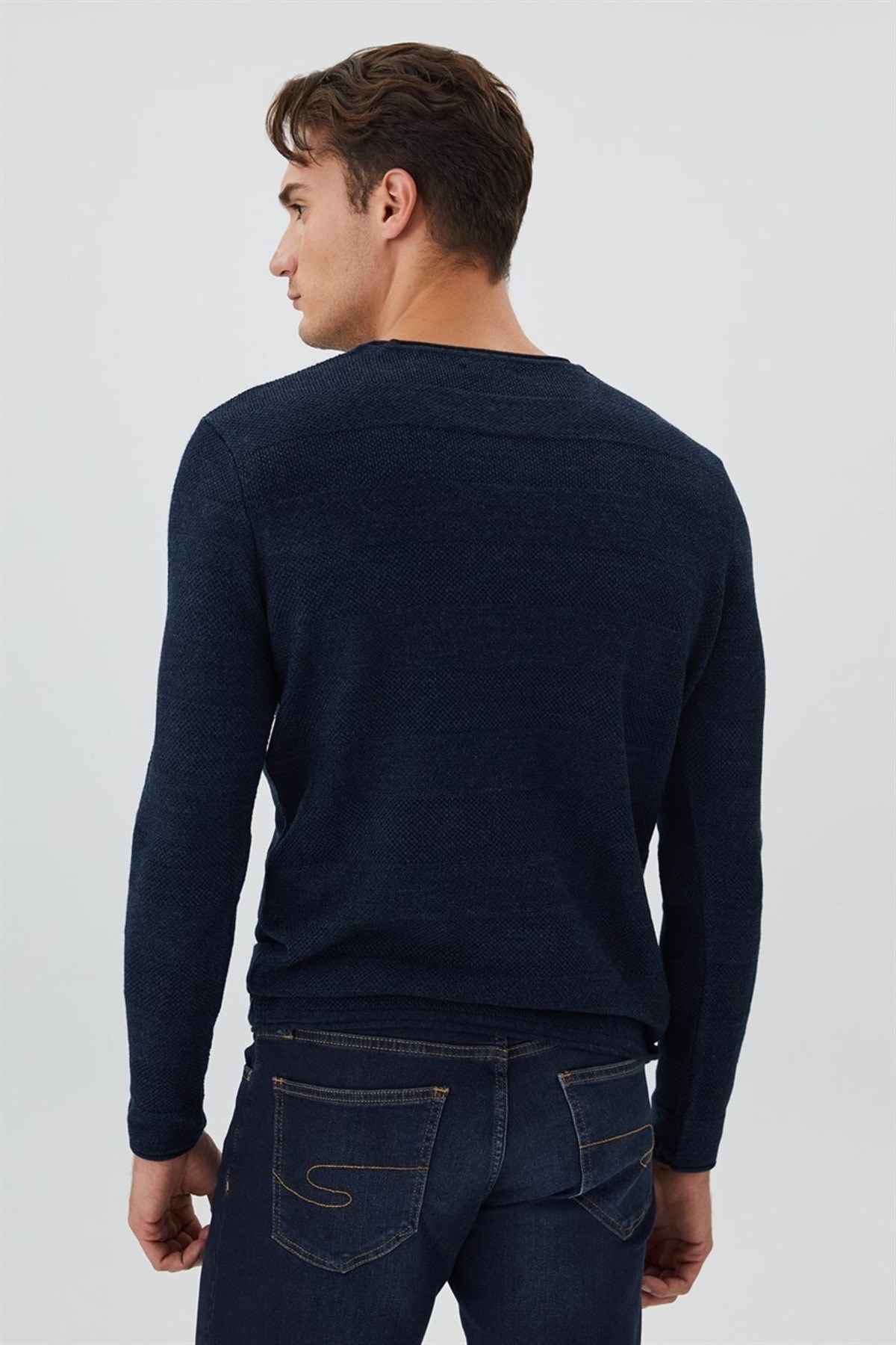 Lee Cooper Erkek Kazak 231 LCM 241005 Lacivert