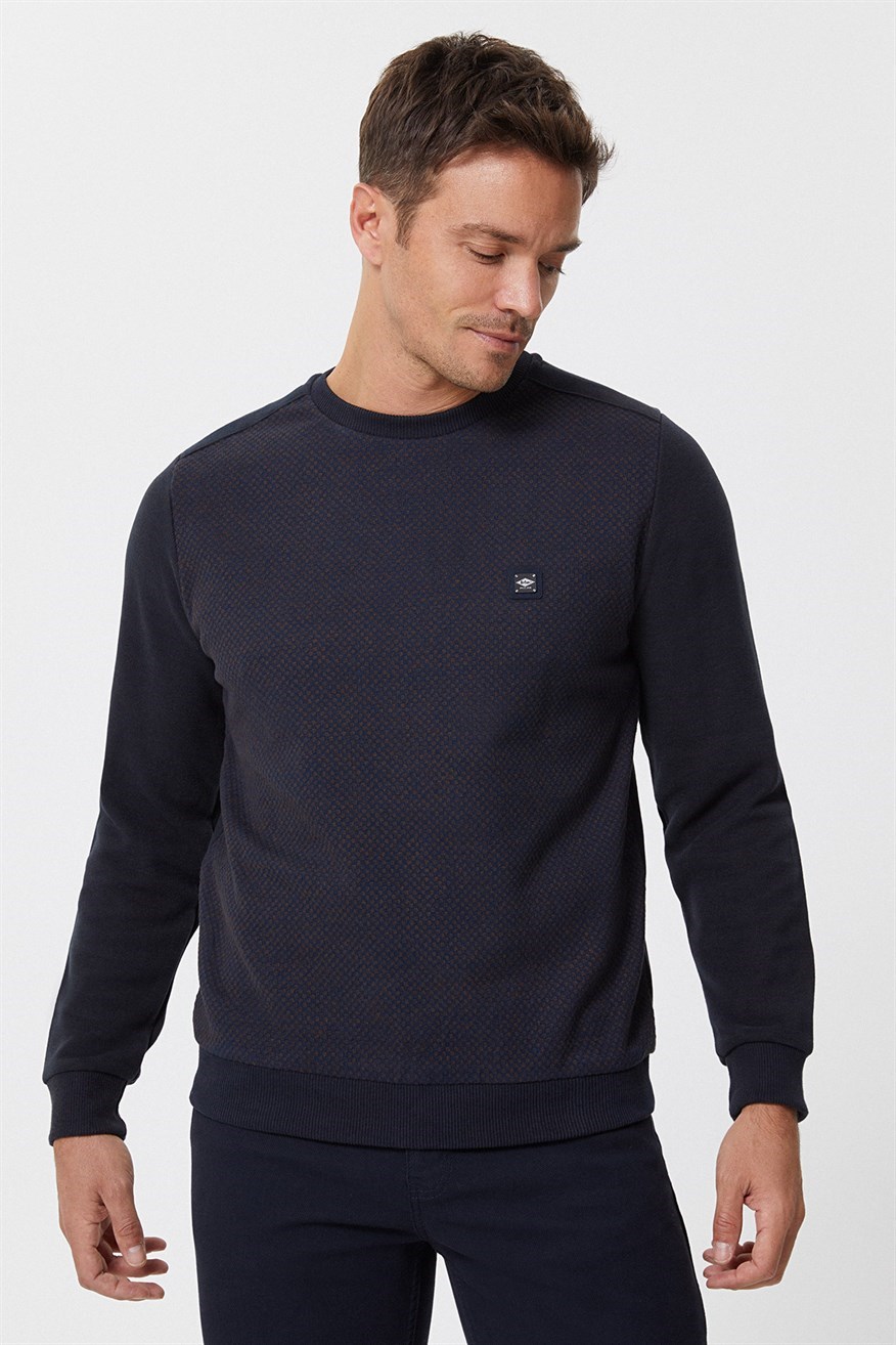 Lee Cooper Erkek S-Shirt 231 LCM 241009 Kahve-Karamel
