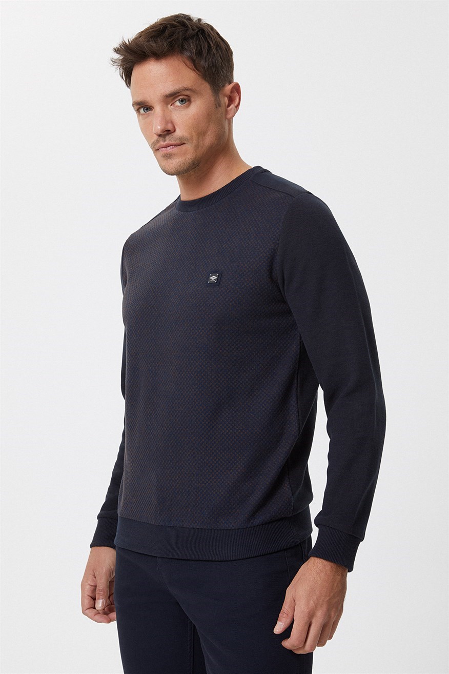 Lee Cooper Erkek S-Shirt 231 LCM 241009 Kahve-Karamel