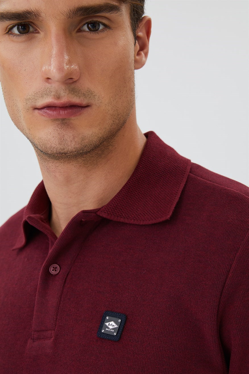 Lee Cooper Erkek S-Shirt 231 LCM 241010 Bordo