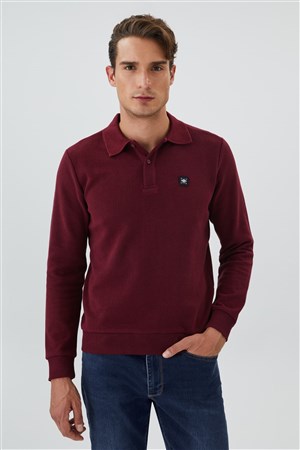 Lee Cooper Erkek S-Shirt 231 LCM 241010 Bordo