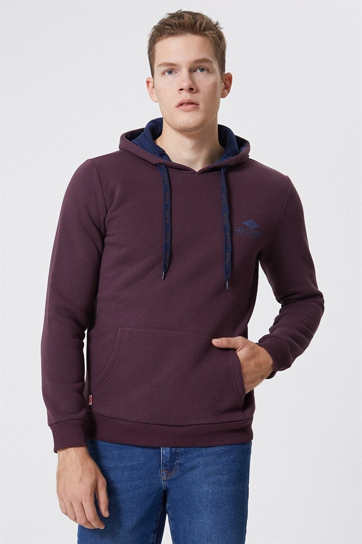 Lee Cooper Erkek S-Shirt 231 LCM 241013 Mürdüm