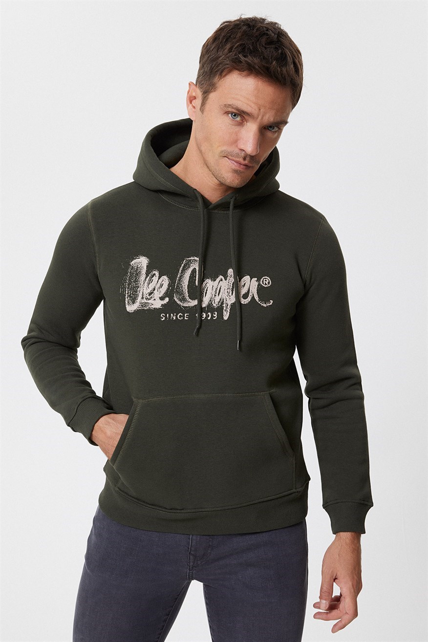 Lee Cooper Erkek S-Shirt 231 LCM 241014 Haki