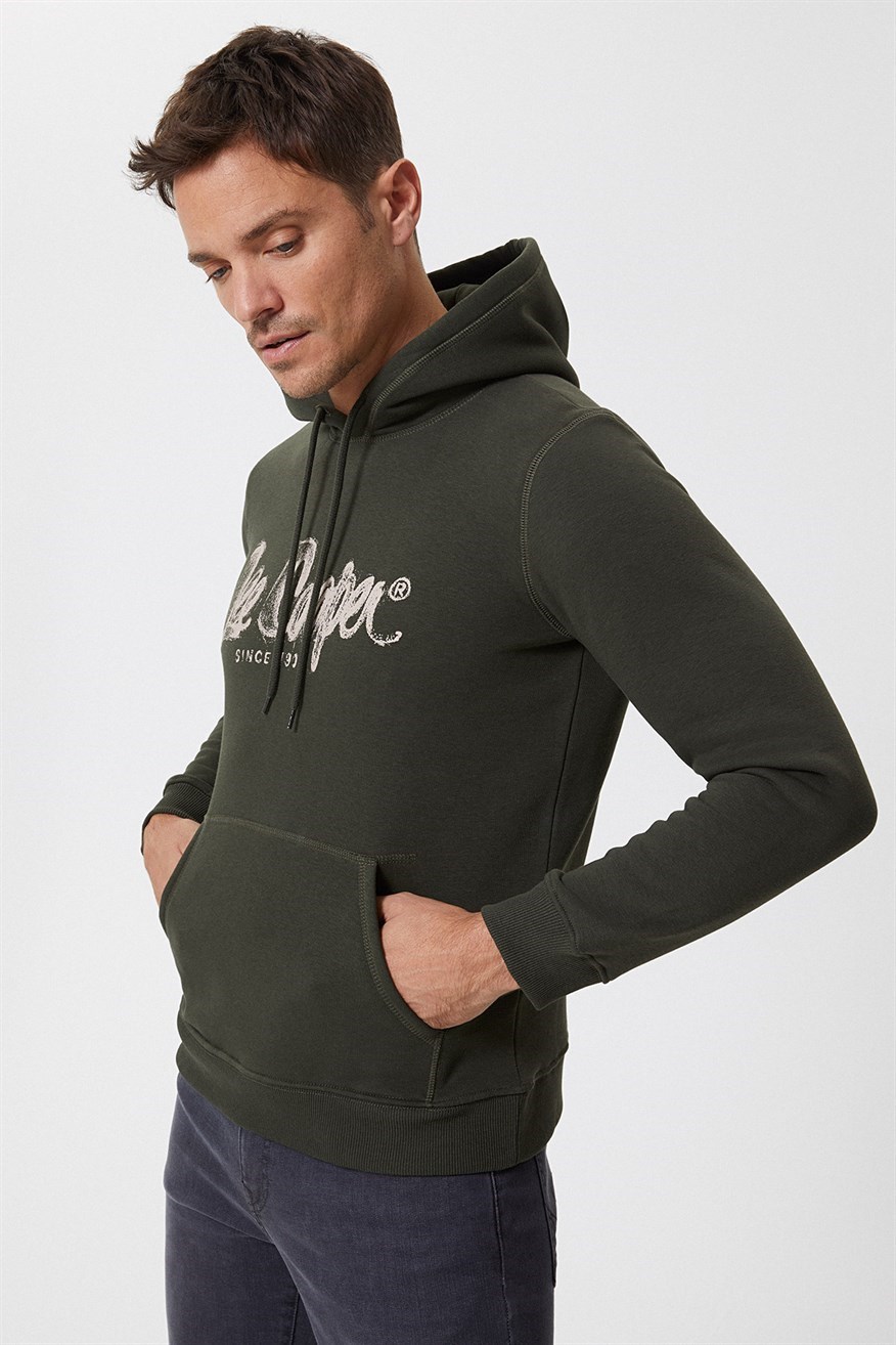 Lee Cooper Erkek S-Shirt 231 LCM 241014 Haki