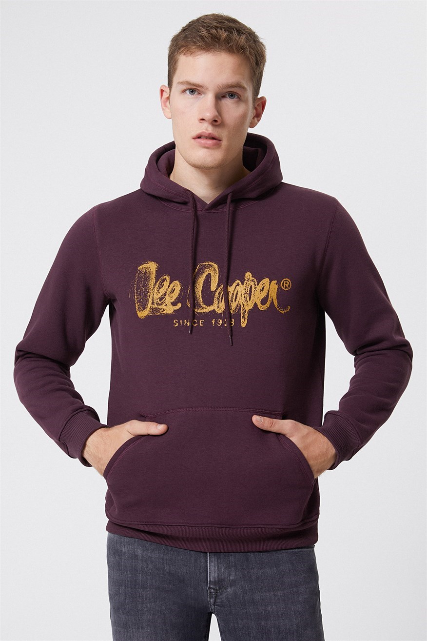 Lee Cooper Erkek S-Shirt 231 LCM 241014 Mürdüm