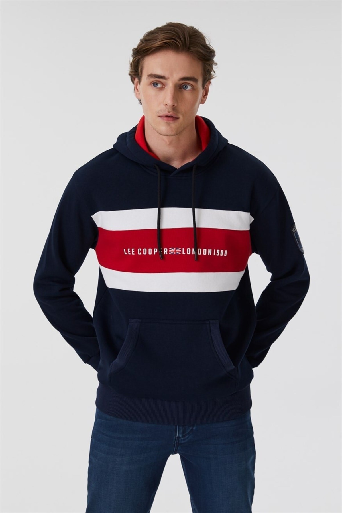 Lee Cooper Erkek S-Shirt 231 LCM 241018 Lacivert