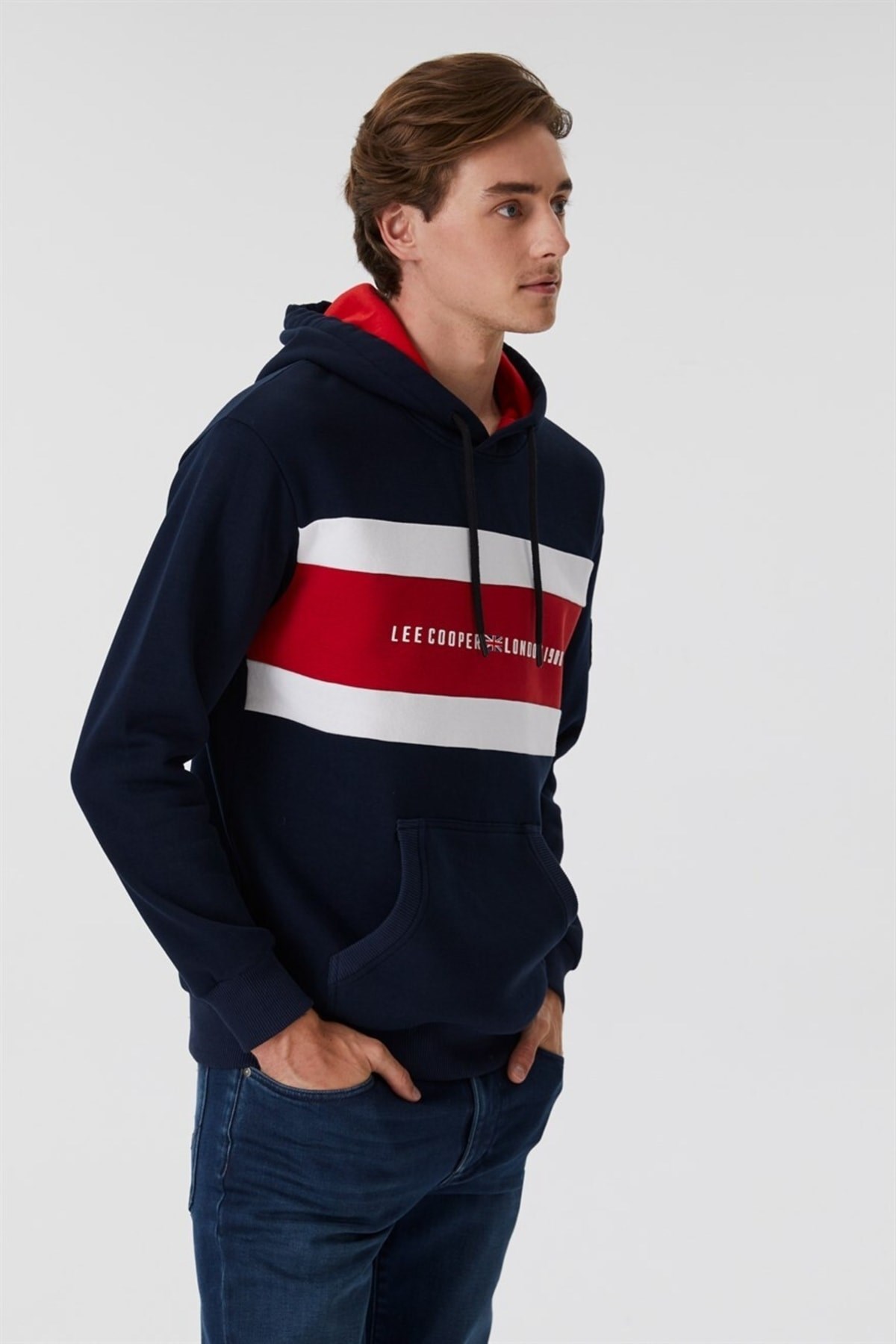 Lee Cooper Erkek S-Shirt 231 LCM 241018 Lacivert