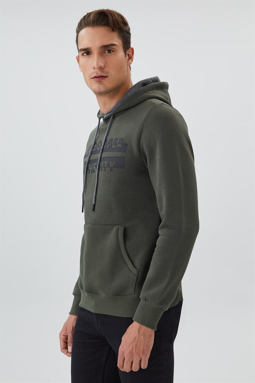 Lee Cooper Erkek S-Shirt 231 LCM 241020 Haki