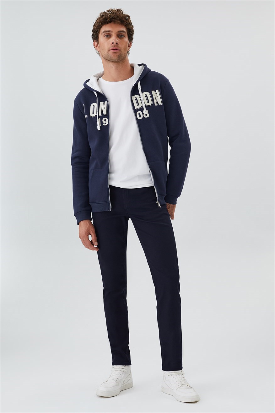 Lee Cooper Erkek S-Shirt 231 LCM 241024 Lacivert