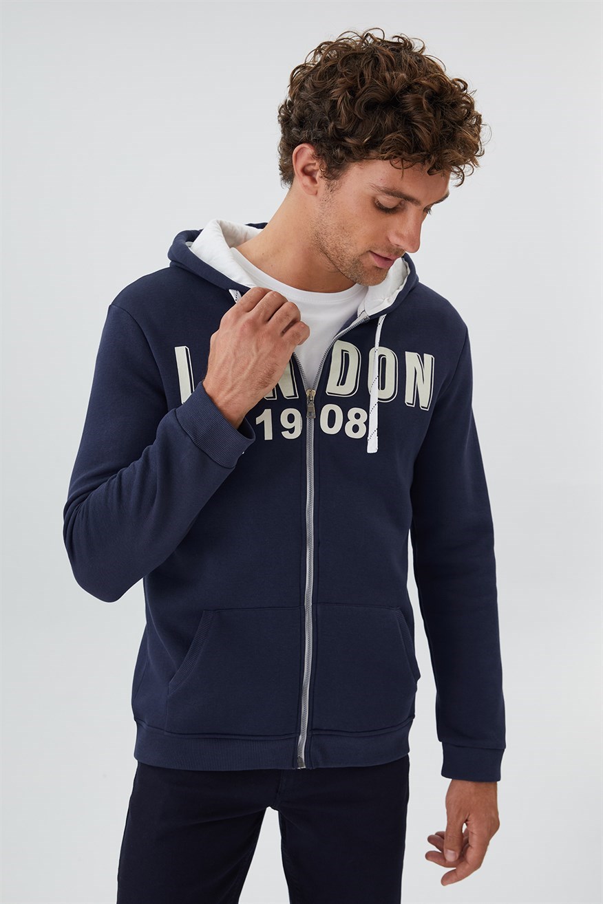 Lee Cooper Erkek S-Shirt 231 LCM 241024 Lacivert