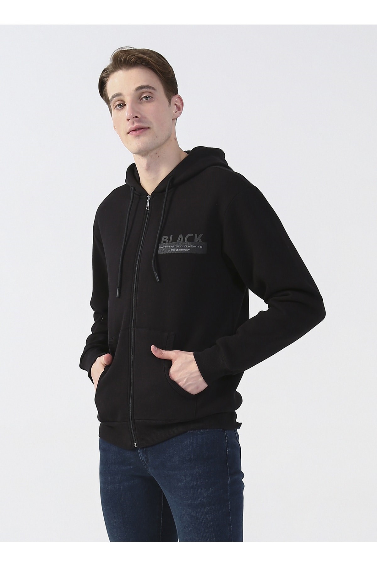Lee Cooper Erkek S-Shirt 231 LCM 241025 Siyah