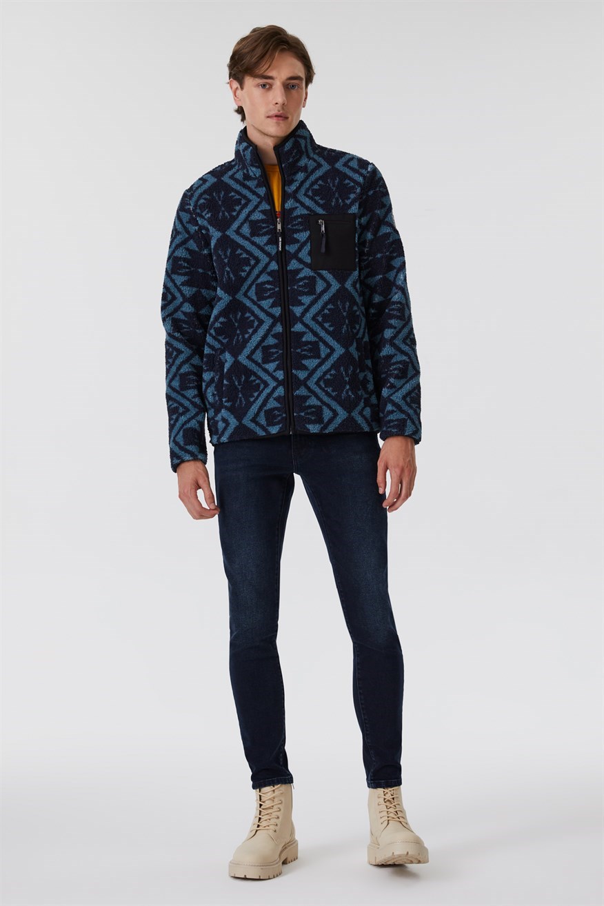Lee Cooper Erkek S-Shirt 231 LCM 241027 İndigo