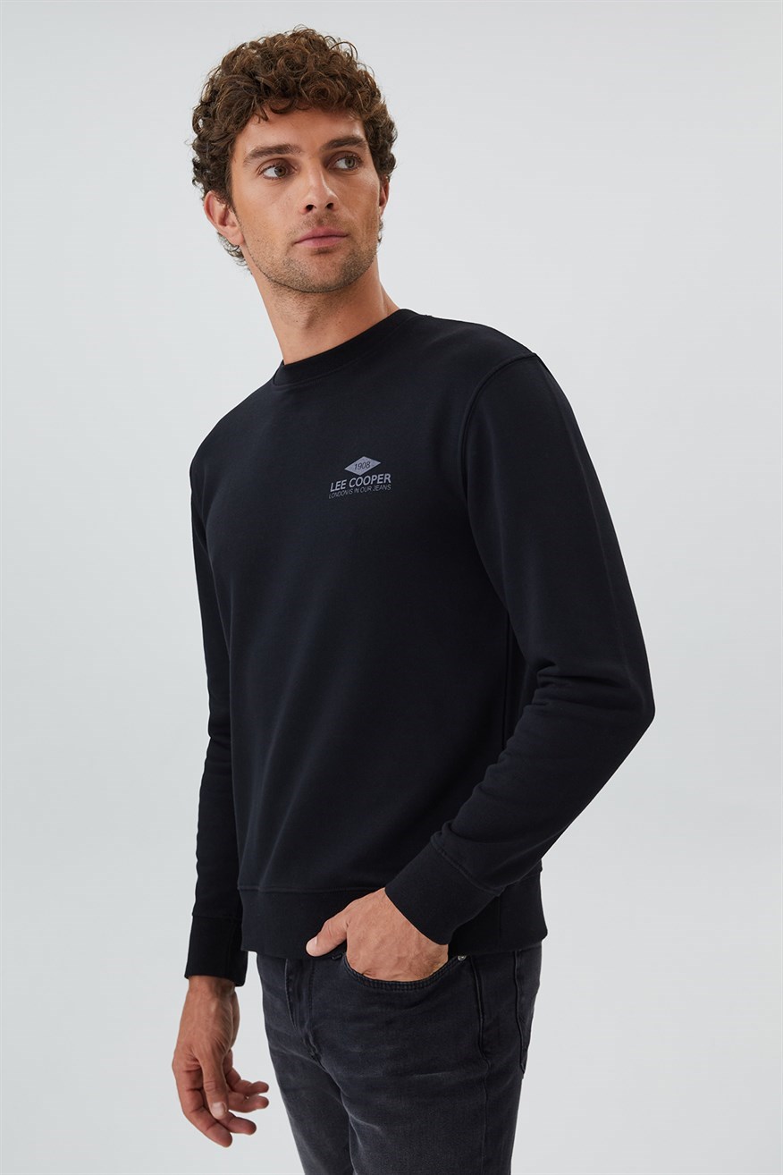 Lee Cooper Erkek S-Shirt 231 LCM 241029 Siyah