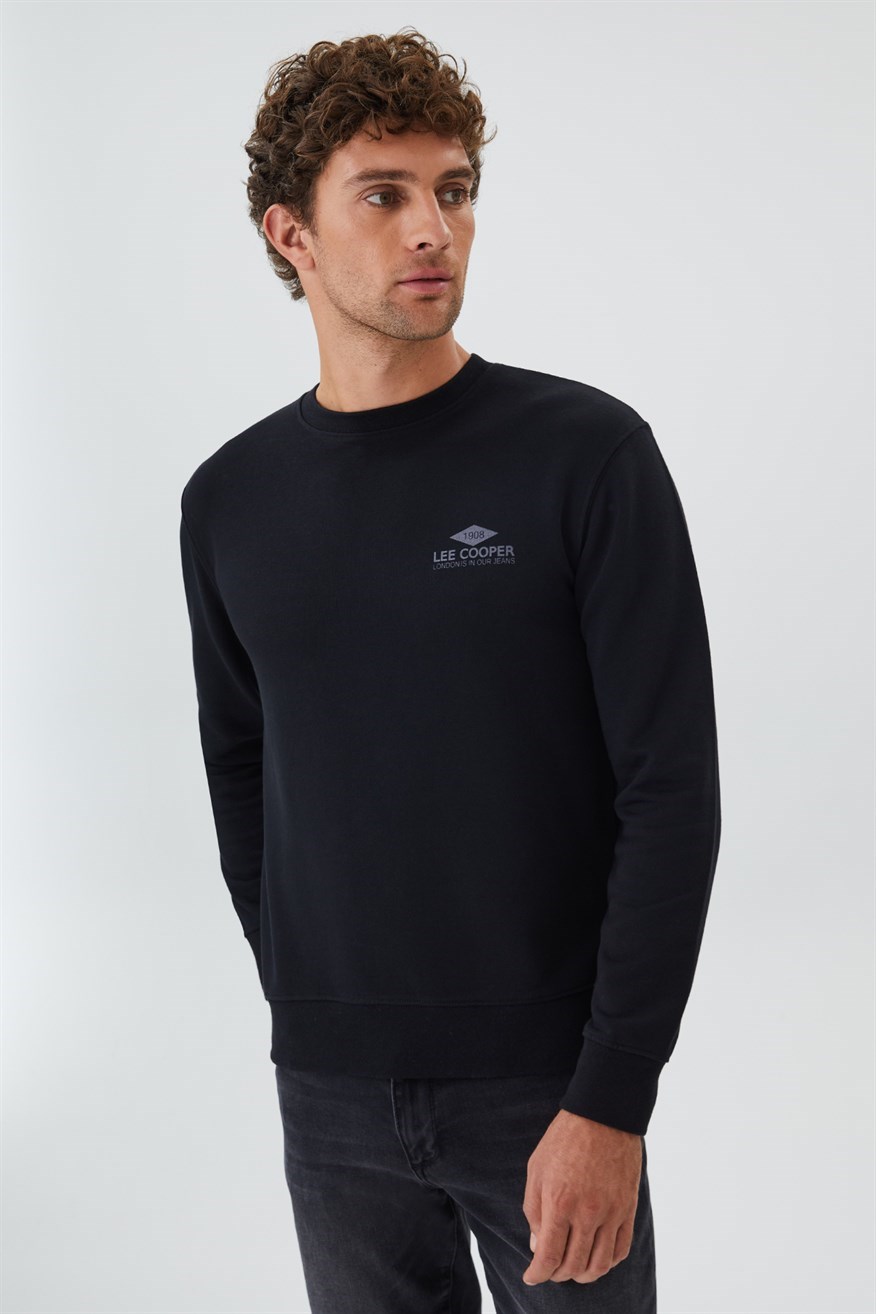 Lee Cooper Erkek S-Shirt 231 LCM 241029 Siyah