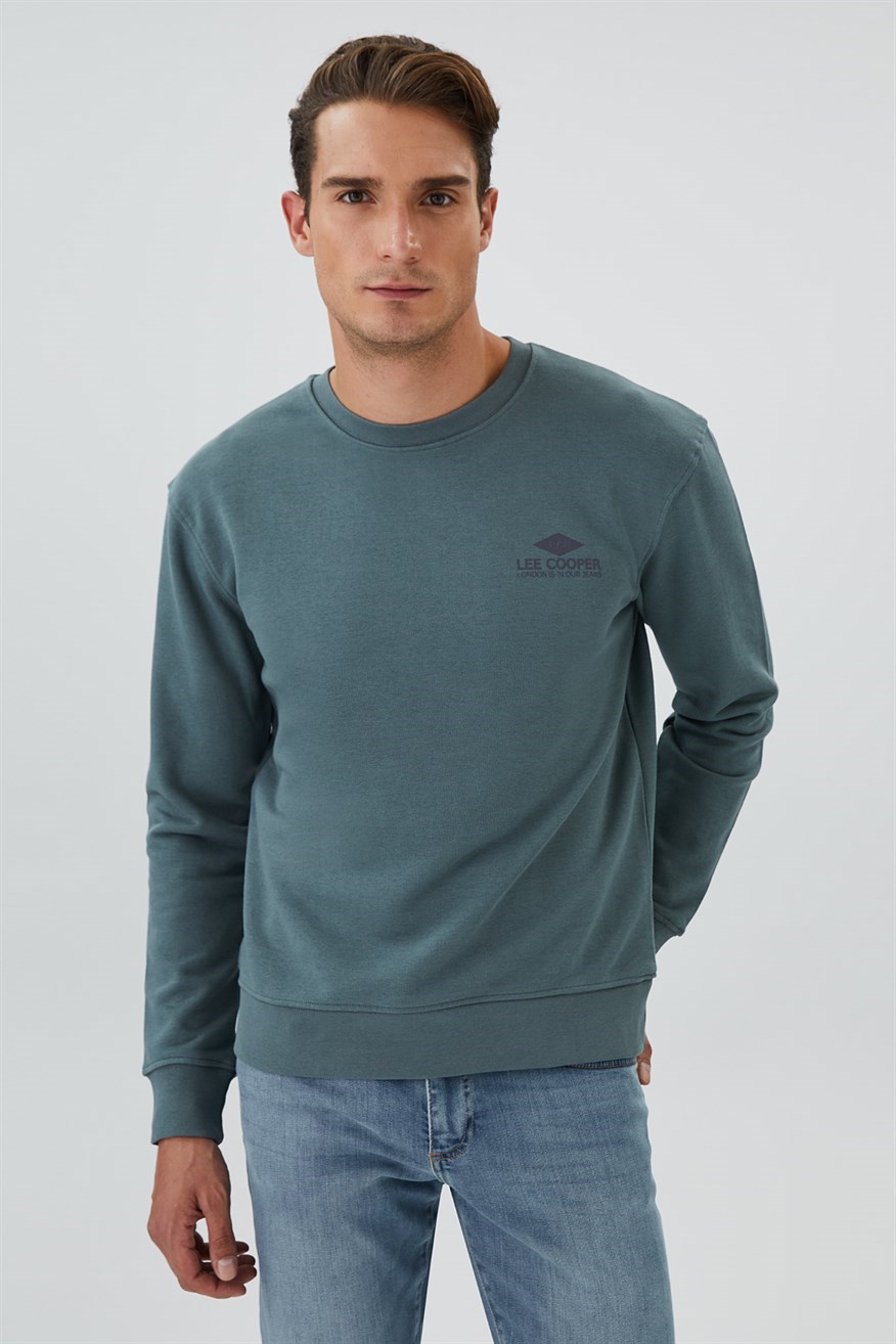 Lee Cooper Erkek S-Shirt 231 LCM 241029 Zümrüt Yeşili