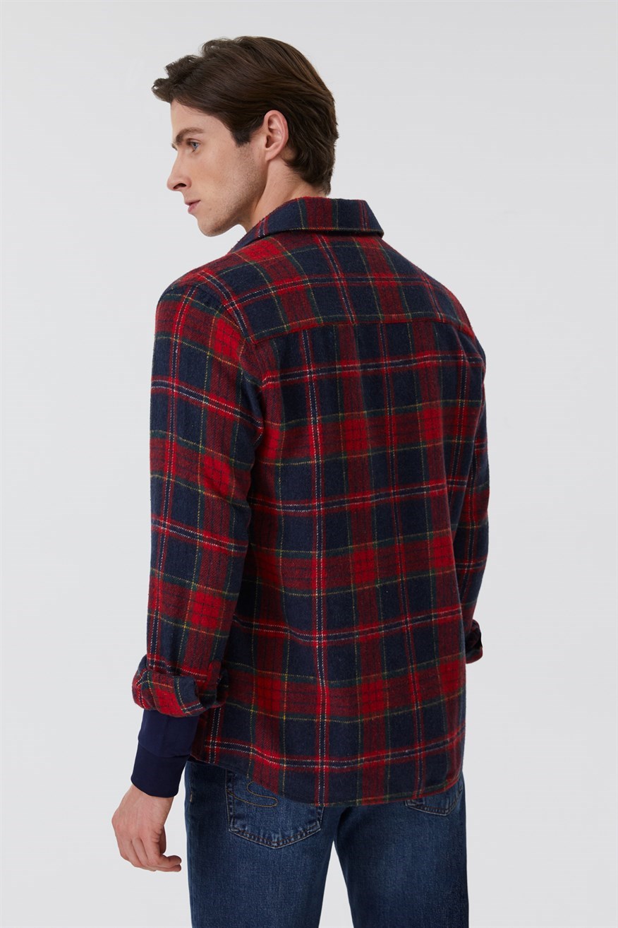 Lee Cooper Erkek Gömlek 231 LCM 241037 Bordo