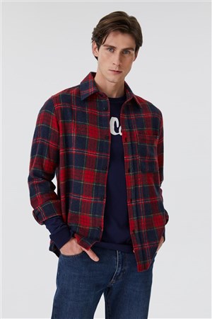 Lee Cooper Erkek Gömlek 231 LCM 241037 Bordo
