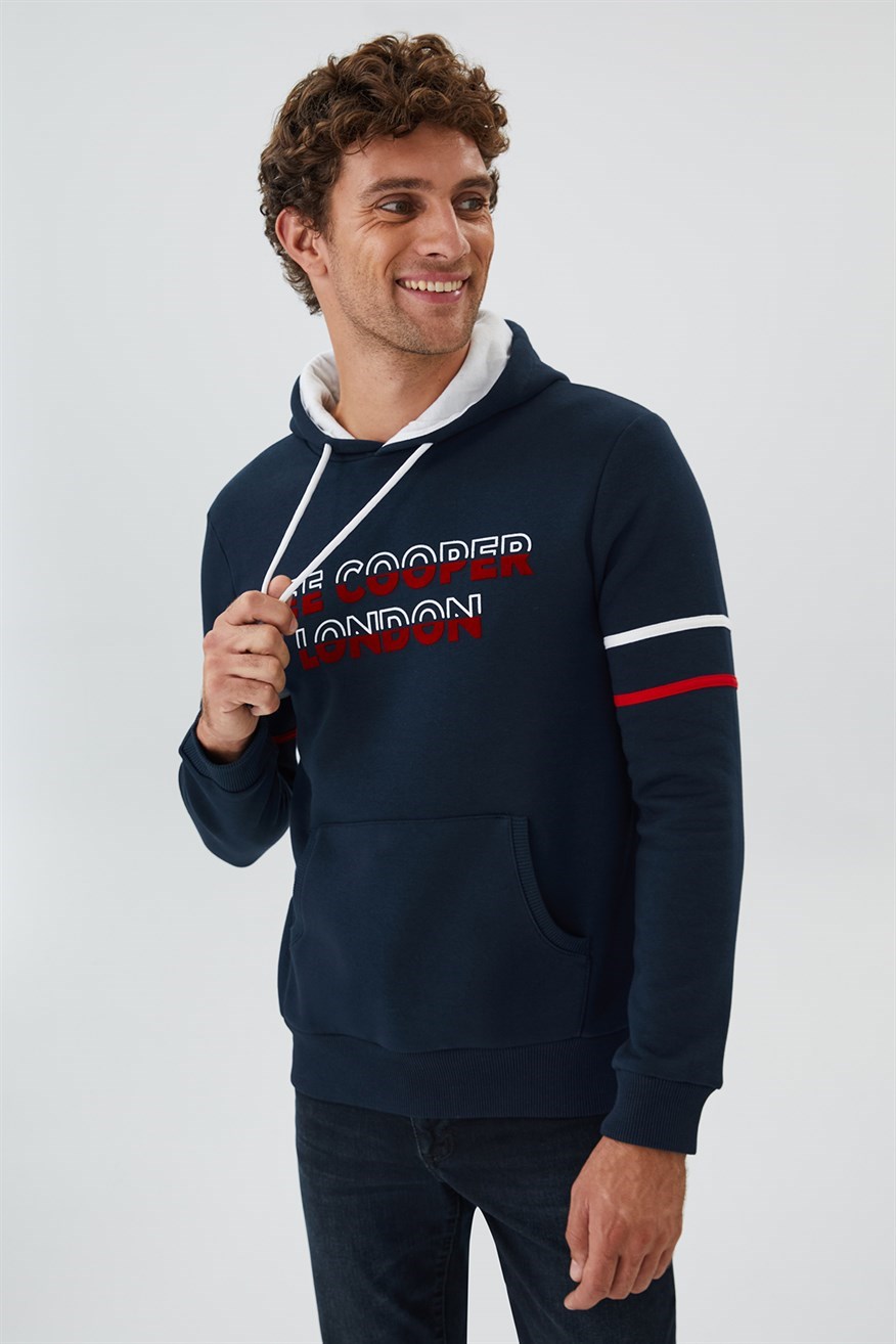 Lee Cooper Erkek S-Shirt 231 LCM 241047 Lacivert
