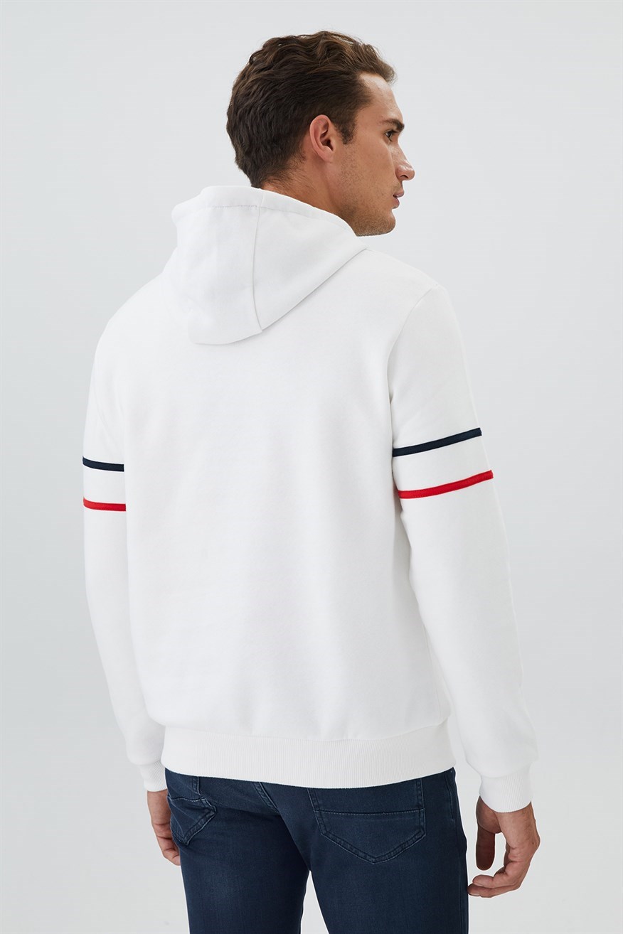 Lee Cooper Erkek S-Shirt 231 LCM 241047 Off Whıte