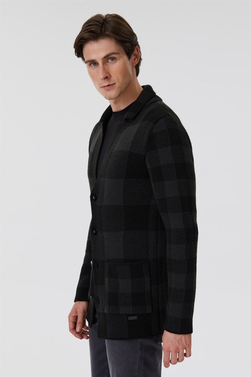 Lee Cooper Erkek Hırka 231 LCM 242001 Siyah - Antrasit
