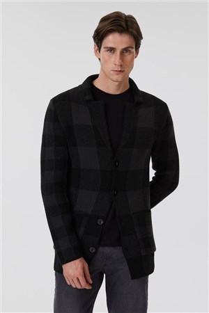 Lee Cooper Erkek Hırka 231 LCM 242001 Siyah - Antrasit