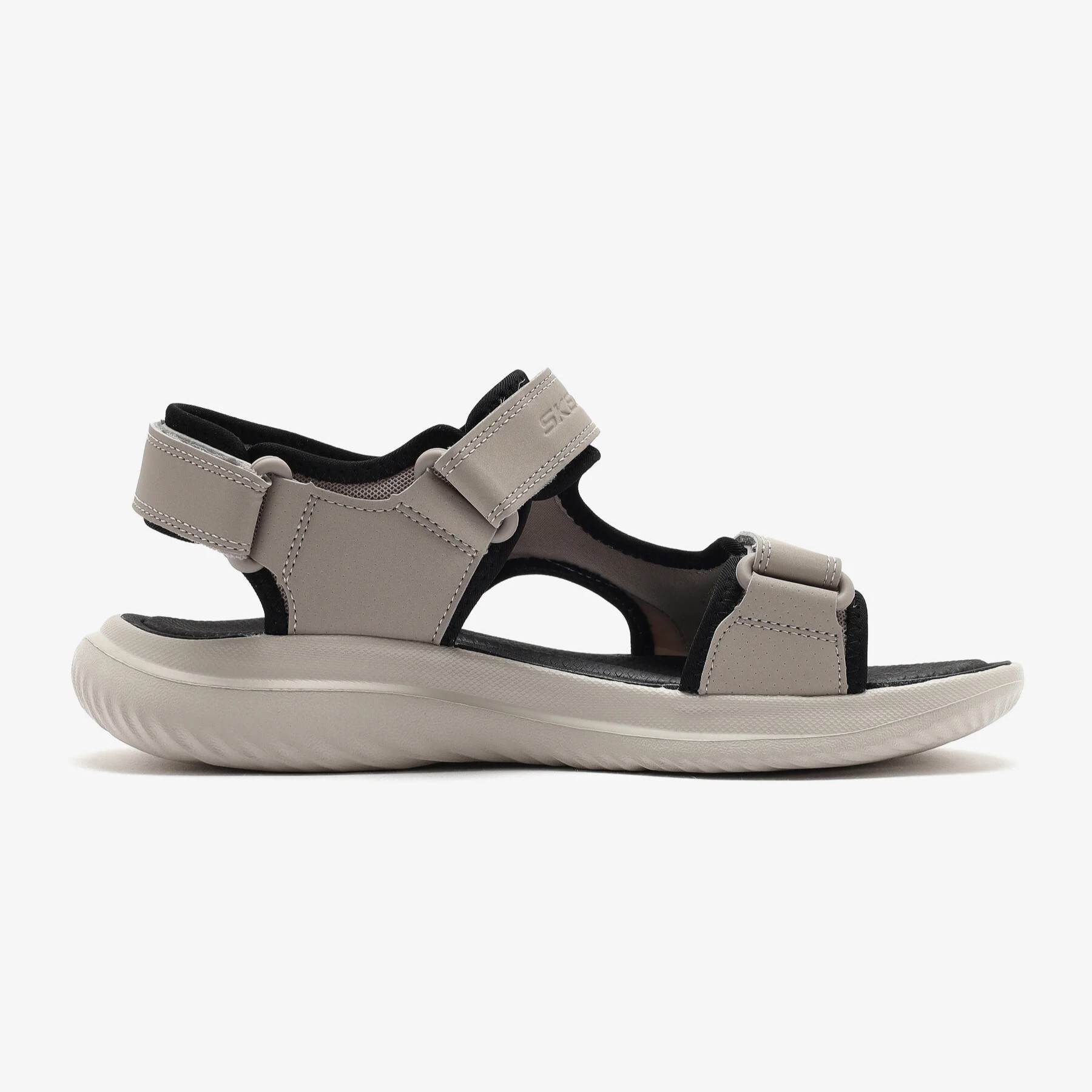 Skechers Erkek Sandalet 232893 Bej/Siyah