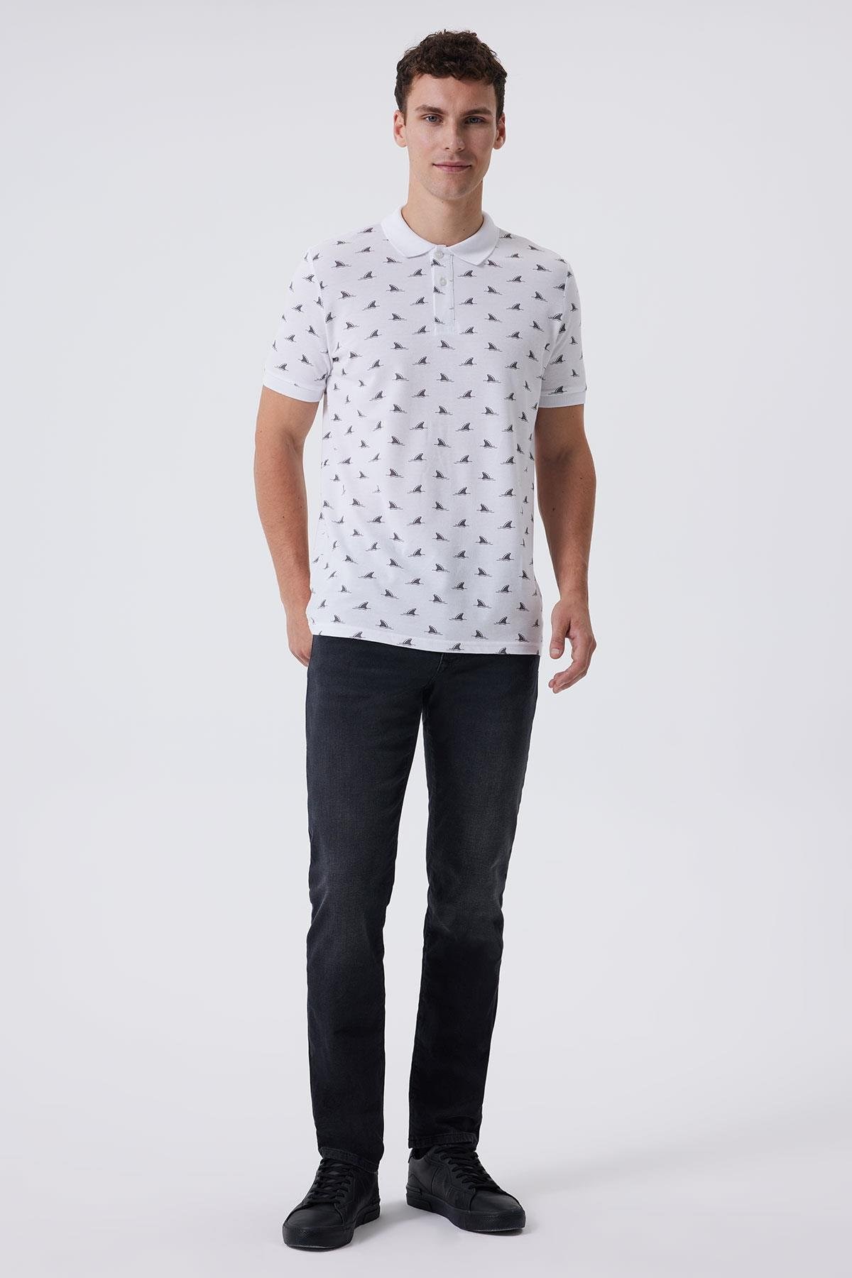 Lee Cooper Erkek T-Shirt 232 LCM 242009 Beyaz