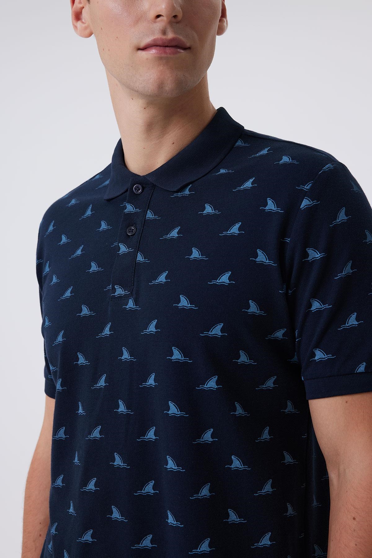Lee Cooper Erkek T-Shirt 232 LCM 242009 Lacivert