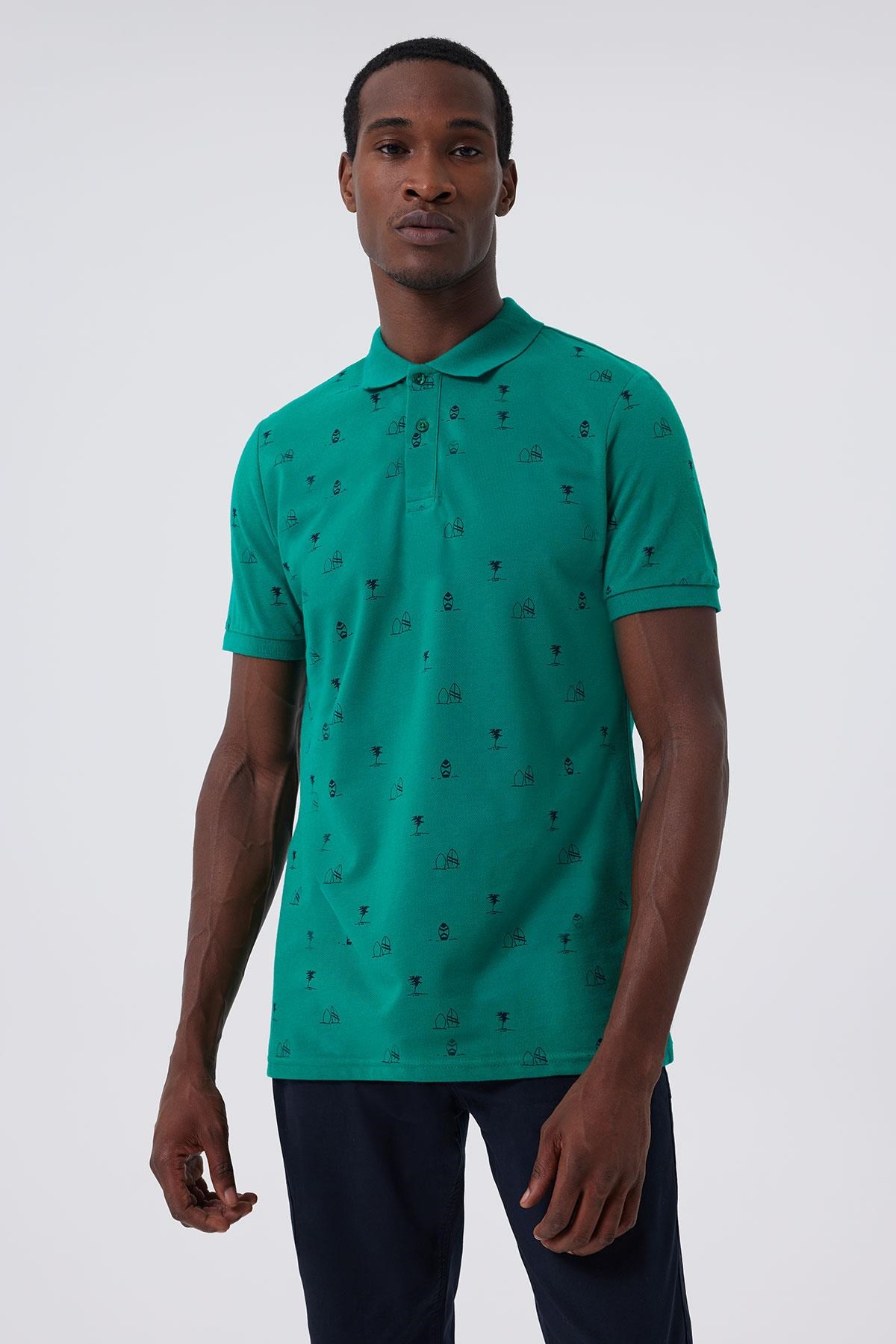 Lee Cooper Erkek T-Shirt 232 LCM 242010 Yeşil