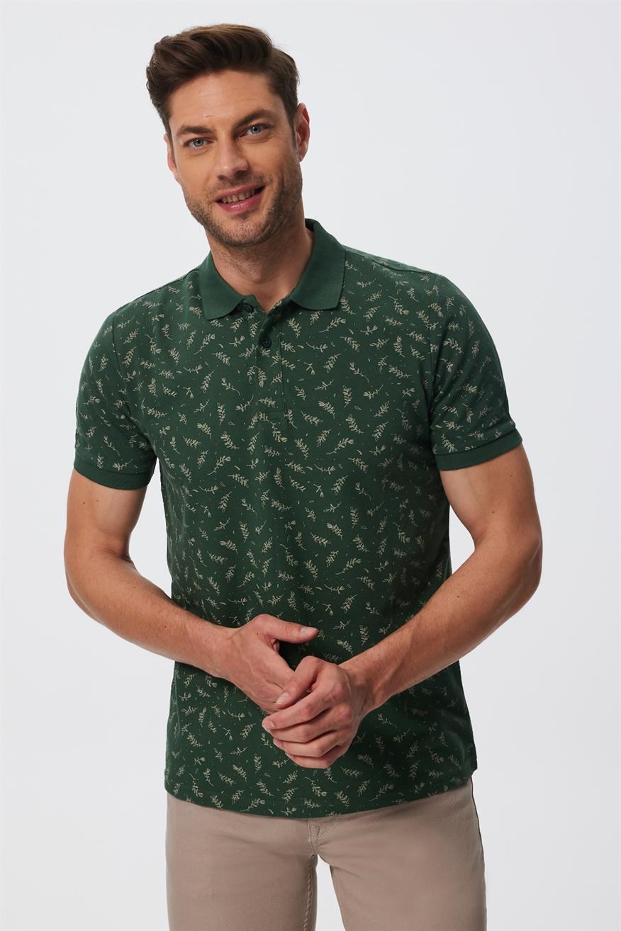 Lee Cooper Erkek T-Shirt 232 LCM 242033 K. Yeşil