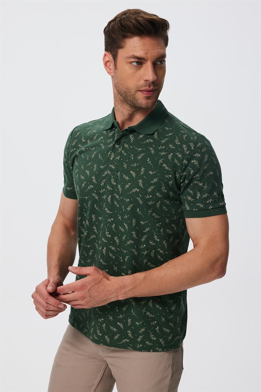 Lee Cooper Erkek T-Shirt 232 LCM 242033 K. Yeşil
