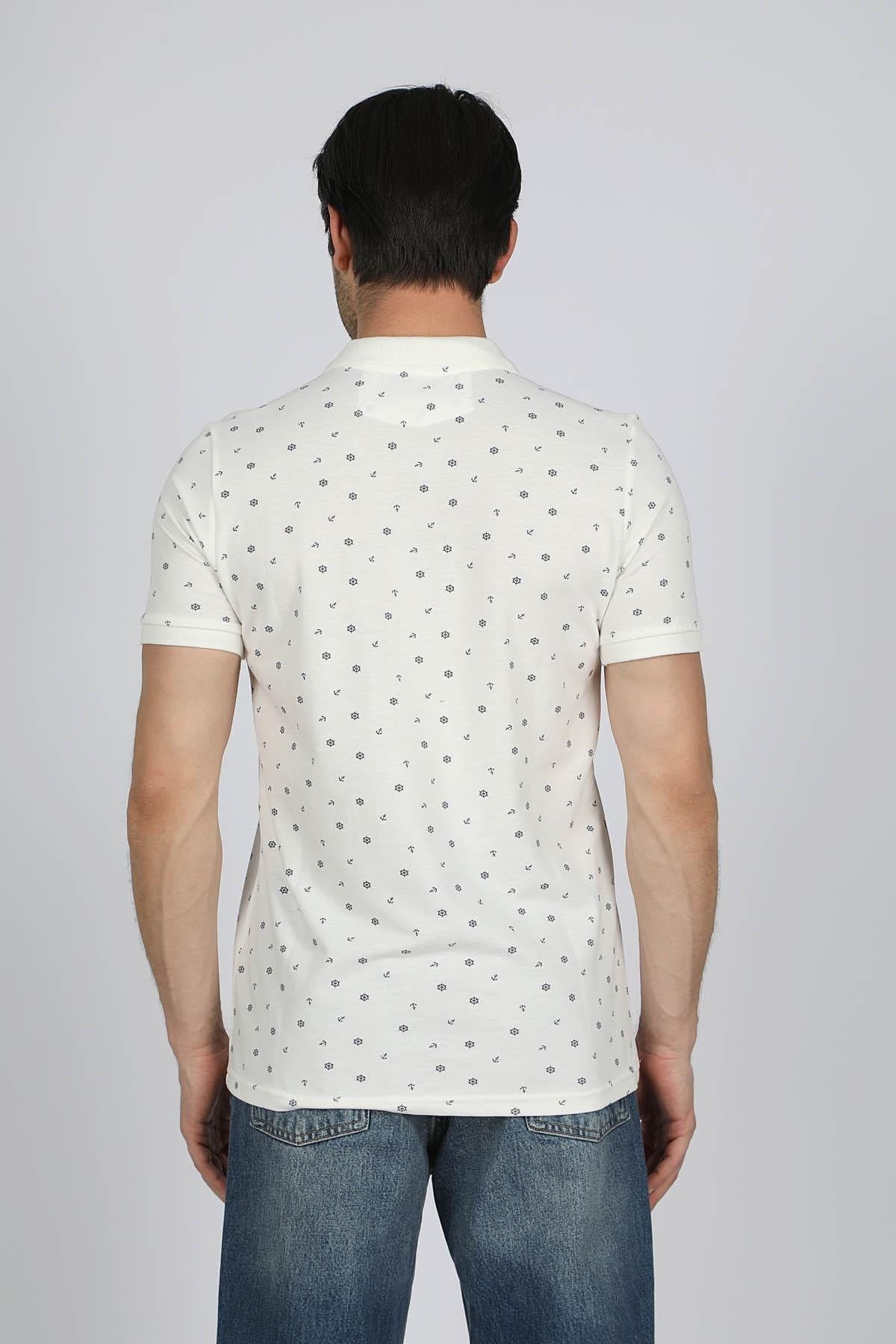 Lee Cooper Erkek T-Shirt 232 LCM 242034 Off Whıte