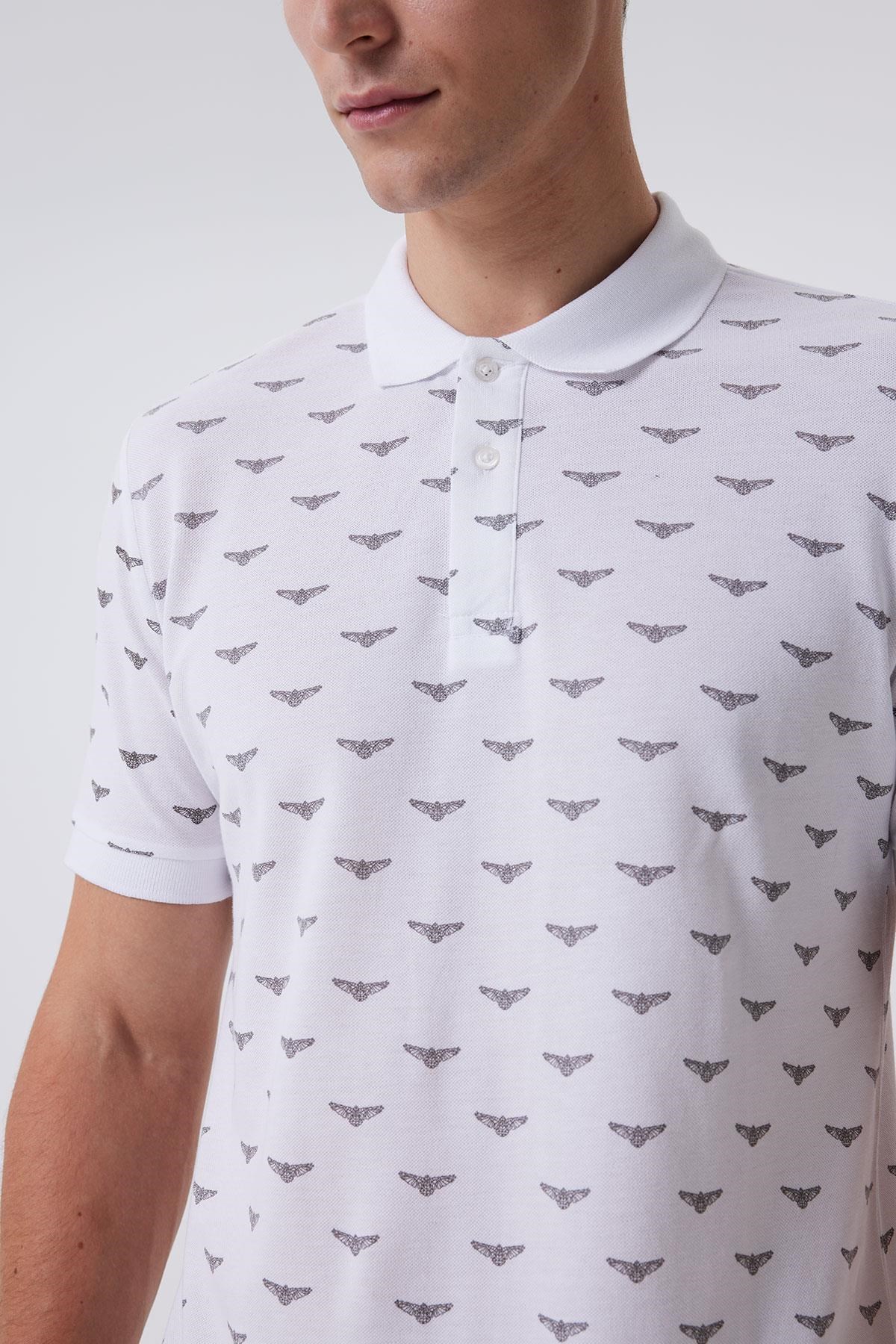 Lee Cooper Erkek T-Shirt 232 LCM 242035 Beyaz