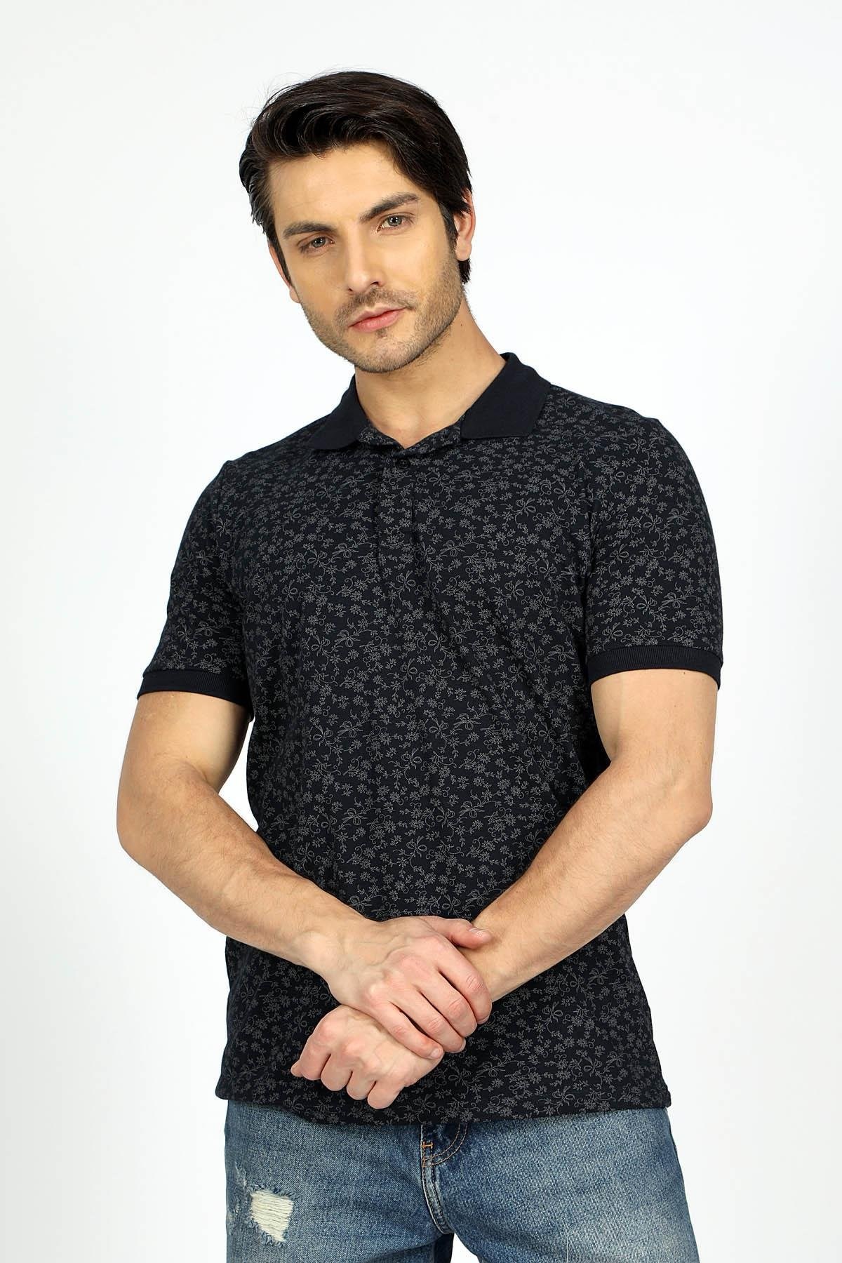 Lee Cooper Erkek T-Shirt 232 LCM 242039 Lacivert