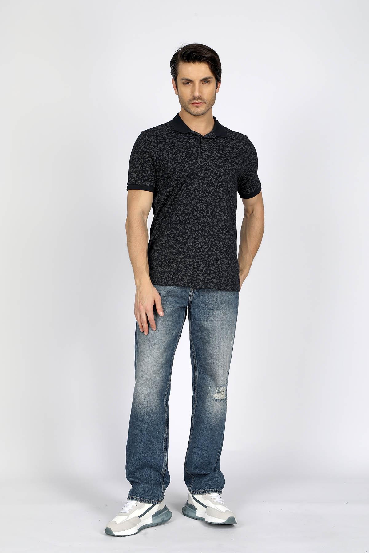 Lee Cooper Erkek T-Shirt 232 LCM 242039 Lacivert