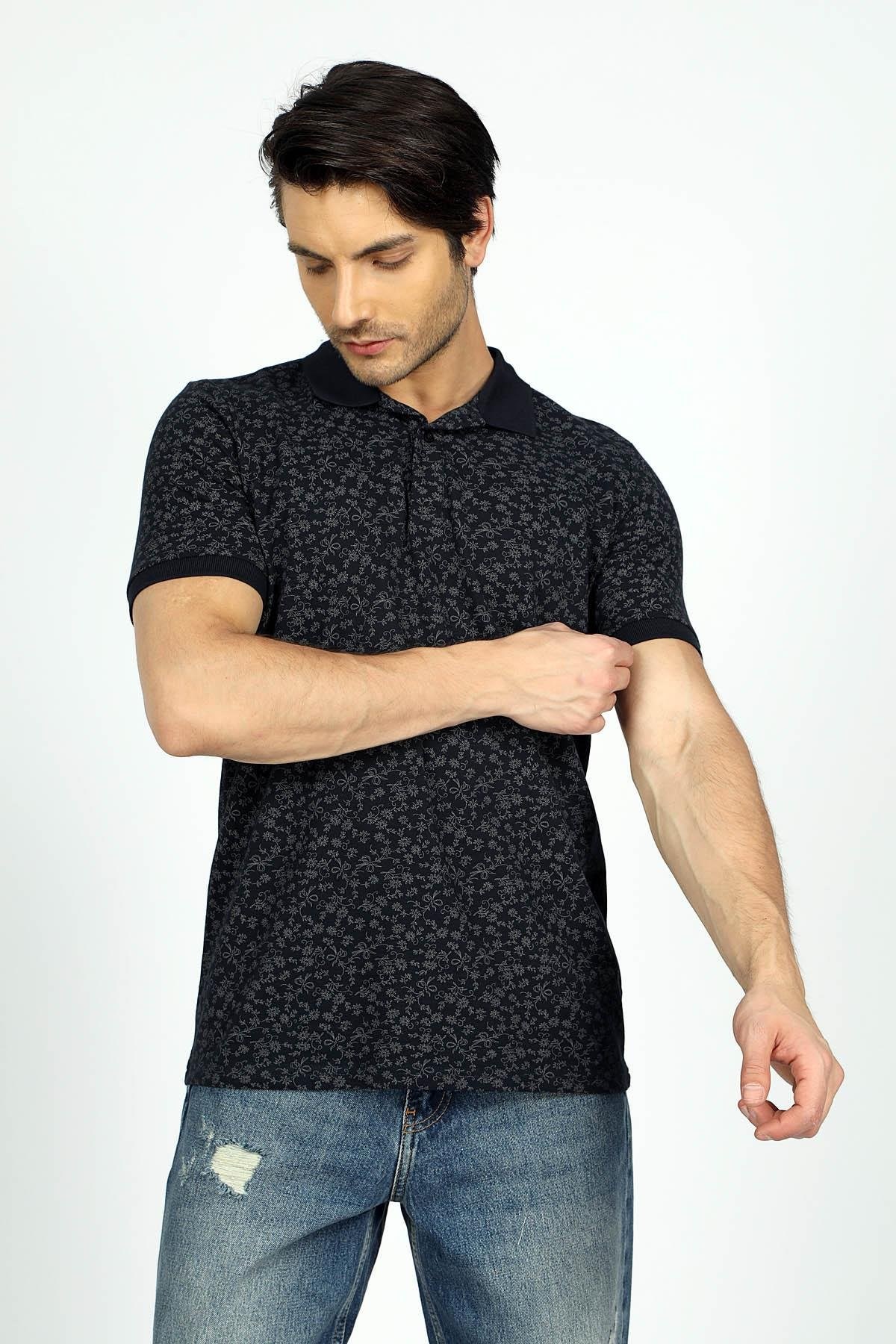 Lee Cooper Erkek T-Shirt 232 LCM 242039 Lacivert