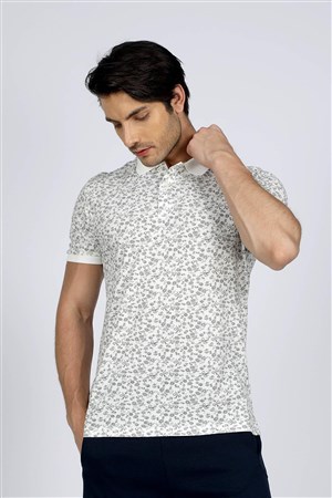 Lee Cooper Erkek T-Shirt 232 LCM 242039 Ekru
