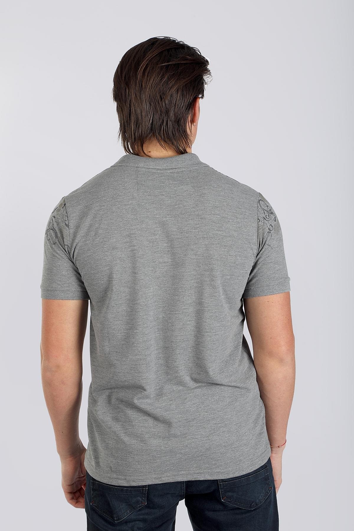 Lee Cooper Erkek T-Shirt 232 LCM 242049 K.Gri Melanj